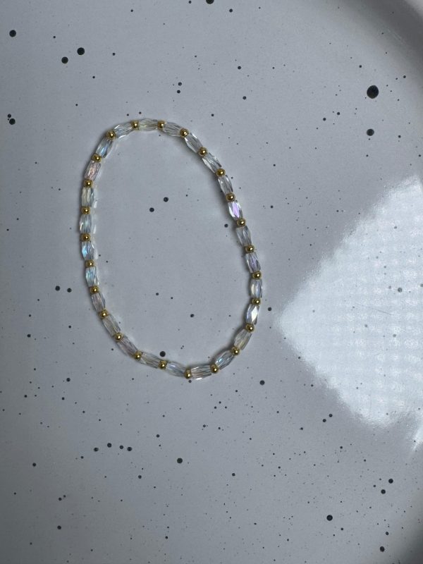 Pulsera cristalito color cristal